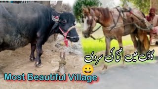 Pak Village Ka Vlog  Punjab ki wheeling 🐍 Sardiyan ke suba 😜 [upl. by Eruza]