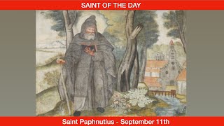 Saint Paphnutius Bishop in Egypt  September 11th [upl. by Yemane]