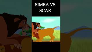 Simba VS Scar animação animation lionking lion reileão simba [upl. by Assena]