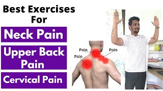 Best Neck Pain Relief Exercises  Quick Neck Upper Back And Trapezius Pain Relief  Cervical Pain [upl. by Ataner]