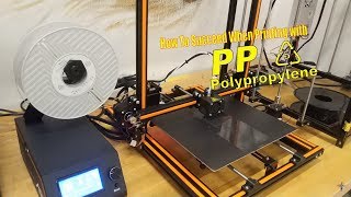 How To Succeed When Printing with PP filament Polypropylene ⭐ TEST ⭐ [upl. by Zedecrem]