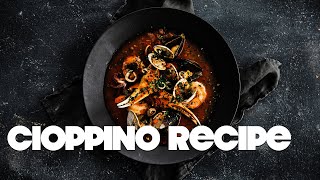 Authentic Cioppino Recipe  Delicious Italian Seafood Stew [upl. by Gnahk]