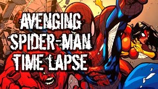 How To Color Comic Books Avenging Spidey [upl. by Chadburn232]