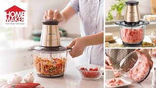 2L Glass Food Processor Multipurpose Food Chopper Blender and Mincer [upl. by Aridan326]