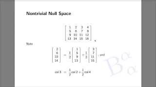 Eigenvalue Feature 3 Nontrivial Null Space [upl. by Nivloc]