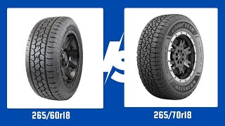 Tire Size 26560r18 vs 26570r18 [upl. by Randi]