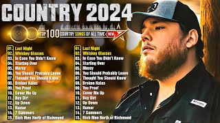 Country Music Playlist 2024  Chris Stapleton Morgan Wallen Jordan Davis Blake Shelton Sam Hunt [upl. by Amye]