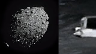 AI focuses asteroid and moon photo whats this white structure UFO UAP Sighting News [upl. by Cassondra227]