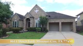 8611 Doves Yard Missouri City TX 77459 [upl. by Robbie]