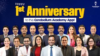 Happy 1st Anniversary to the Cerebellum Academy App [upl. by Helbona]