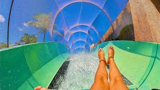 The Falls Water Coaster Waterslide at Aquaventure Bahamas [upl. by Adnohral]