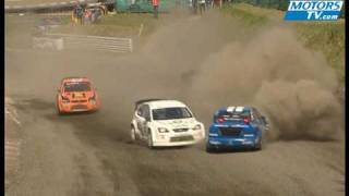 European Rallycross big crash at Buxtehude 2009 [upl. by Snahc587]