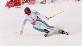 KjetilAndre Aamodt Olympic superG gold Albertville 1992 [upl. by Longmire]