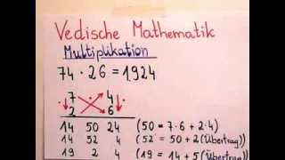 Vedische Mathematik  Superschnelle Multiplikation von zweistelligen Zahlen [upl. by Larual]