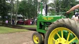 Straight piped John Deere A bogging [upl. by Cressler]