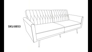 HU8853 sofa bed installation [upl. by Morrell]