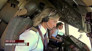 Female pilots flying high around the world  Airbus A380  Boeing 777  Emirates Airline [upl. by Yrtsed]