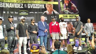 Tank Davis vs Frank Martin FULL undercard press conference [upl. by Eugaet838]