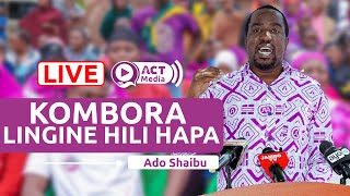 LIVE 🔴KATIBU MKUU ACT WAZALENDO HAPOI CHAMA KIMESEMA KITAKWENDA JINO KWA JINO [upl. by Haidabo]