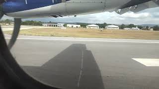 Landing to Skopje Airport  ATR fleet Air Serbia [upl. by Zehe]