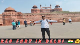 RED FORT IN DELHI  Delhi ka lal kila  Lal kila 🇮🇳 lalkila delhi vlog fitnessharshitt [upl. by Helga]