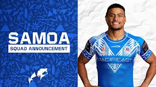 Toa Samoa Squad  Pacific Championships 2023  Rugby League [upl. by Jacinto]