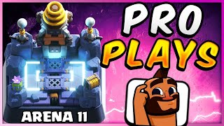 Pro Player SPEEDRUNS Arena 11 in Clash Royale [upl. by Ademordna]