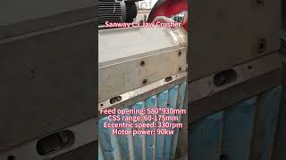 Sanway CJ96 Jaw Crusher Jaw Crusher working principle Jaw Crusher animation Small Jaw Crusher [upl. by Mckinney]