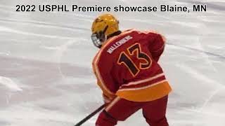 Kody Wallenberg 2022 USPHL Premiere Showcase [upl. by Haral]