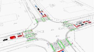 Tseung Kwan O Signal Junction Vissim Simulation Hong Kong [upl. by Floeter]