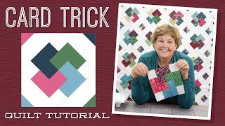 Make a quotCard Trickquot Quilt with Jenny [upl. by Annid]