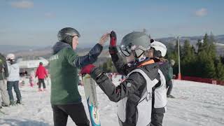 Zimowy obóz narciarski dla doskonalących jazdę – Ski Safari  Obozowa Przygoda [upl. by Ethban479]