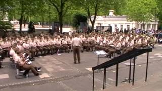 Foot Guards Massed Bands music rehearsal  22 May 2014 [upl. by Rehotsirk575]