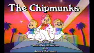 Alvin and the Chipmunks Cartoon Intro  1990 [upl. by Julietta627]