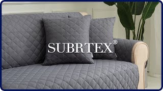 Reversible Quilted Sofa Slipcover  Subrtex [upl. by Mccready432]