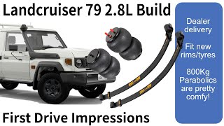 Landcrusier 79 28L Auto Initial Drive Impressions  Starting some easy mods [upl. by Frulla]