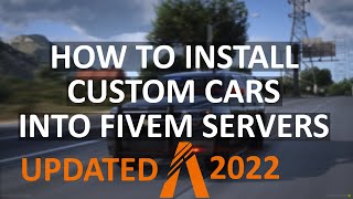 How to install custom cars into a Fivem Server  Updated 2024 Tutorial  Real Police car mods [upl. by Krahling995]