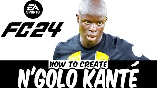 NGolo Kante EA Sports FC 24  VIRTUAL PRO LOOKALIKE TUTORIAL [upl. by Nodroj]