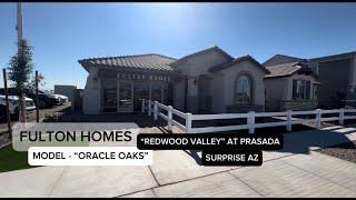 Masterplan Community Surprise Az  “Oracle Oaks” Model  Fulton Homes [upl. by Kcirddec]