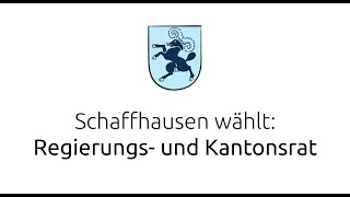 Schaffhausen wählt Regierungs und Kantonsrat 2024 [upl. by Ardnasela436]