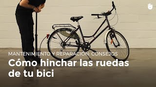 Cómo hinchar las ruedas  Repara tu bici [upl. by Ahcorb]