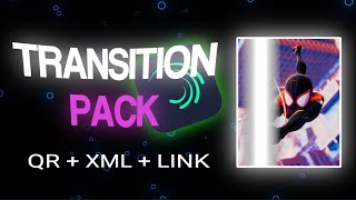 Alight Motion  Transition Pack QR  XML [upl. by Jordon293]