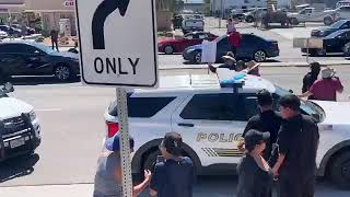 Four protestors arrested for assault Sunday afternoon in Victorville [upl. by King]