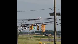 Gold n Black Jet Takeoff From Teterboro planespotting airport [upl. by Armillda]