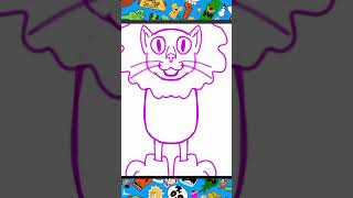 Costumed Cats  Cartoon Sticker Design Process  British Shorthair Dressed as a Lion [upl. by Yatnuahs]