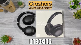 Orashare HS01 Wireless ANC Headphones Unboxing [upl. by Kaete]