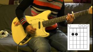 Comment jouer Black M Je garde le sourir ★Tuto Guitare Tab ★ [upl. by Alburg799]