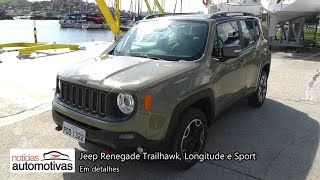 Jeep Renegade  Detalhes  NoticiasAutomotivascombr [upl. by Adna736]