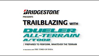 Trailblazing with Bridgestone Dueler All Terrain AT002 in association with TOI  Rajasthan [upl. by Eedrahc123]