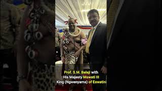 Prof SM Balaji in Eswatini A Dawn of New Cooperation [upl. by Oihsoy]